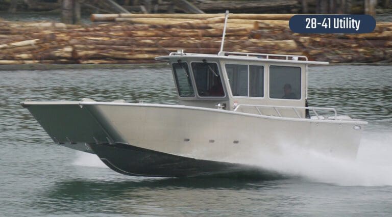 Munson 28' Series / Custom welded aluminum boats.