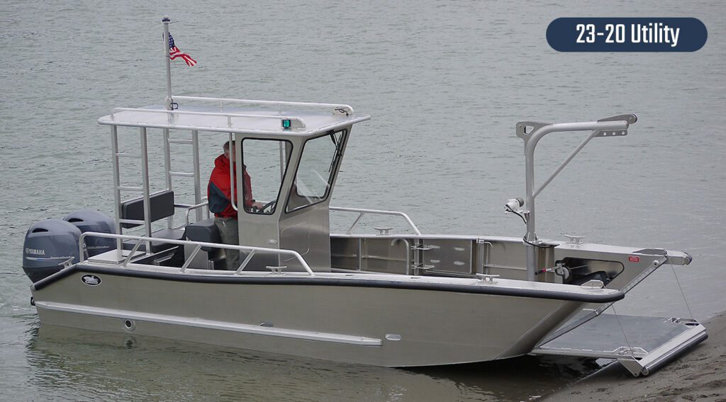 Munson 23' Series / Custom welded aluminum boats.